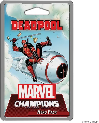 Marvel Champions The Card Game Deadpool EXPANDED HERO PACK – Juego de estrategia de superhéroes, juego cooperativo para niños y adultos, a partir de