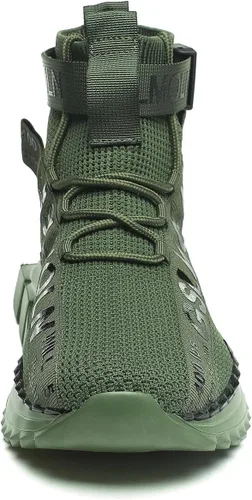 Miniatura 4 de Jakcuz Tenis de caña alta para hombre y mujer, transpirables, para gimnasio, atletismo, correr, caminar, tenis, niños y niñas, cómodos zapatos
