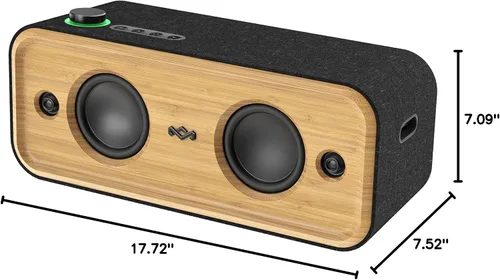 Miniatura 9 de House of Marley Get Together 2 XL: Altavoz portátil para fiestas con conectividad Bluetooth inalámbrica, 20 horas de tiempo de reproducción