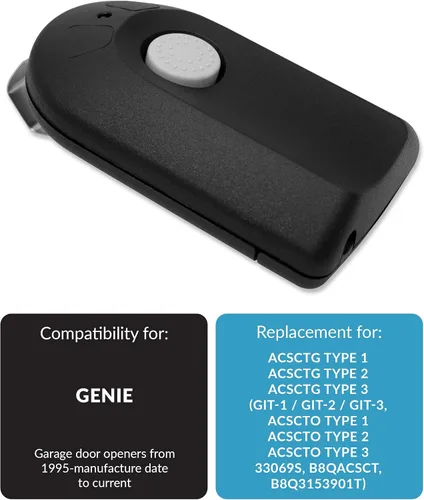 Miniatura 4 de Reemplazo remoto de puerta de garaje para Genie Intellicode ACSCTG Tipo 1