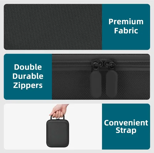 Miniatura 7 de Funda para cámara digital Kodak PIXPRO AZ528/AZ255/AZ405/AZ425/AZ401, bolsa protectora para cámara de viaje con correas ajustables para el hombro