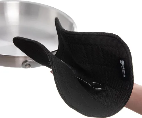 Miniatura 4 de Carlisle FoodService Products UHP1010BK Ultigrip Soporte cuadrado comercial para bandeja caliente, 10 x 10 pulgadas, negro