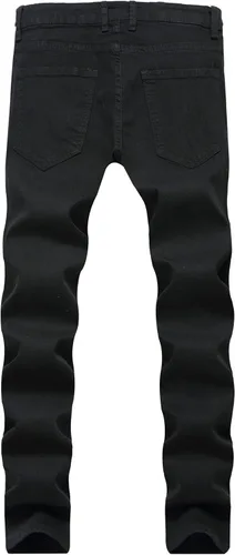 Miniatura 2 de Pantalones para hombres entalle ajustado rasgados