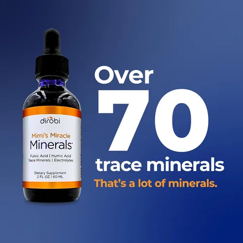 Miniatura 5 de Minerales milagrosos de Dirobi Mimi, mezcla de minerales de ácido fúlvico y ácido húmico, suplemento de gota líquida, más de 70 minerales iónicos