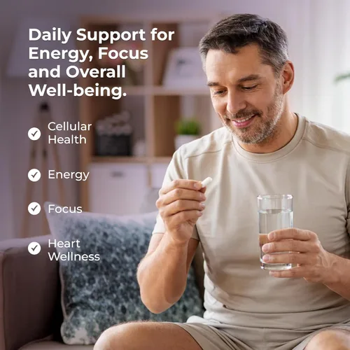 Miniatura 4 de Neurogan Cápsulas NMN + Resveratrol – Salud celular y apoyo energético – 1200 mg de mononucleótido de nicotinamida y trans-resveratrol por porción