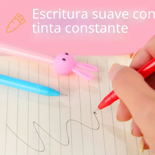 Miniatura 5 de Muiyaneq - 30 bolígrafos de gel de tinta negra de dibujos animados lindos, bolígrafos de escritura kawaii aleatorios, bolígrafos de estilos surtidos