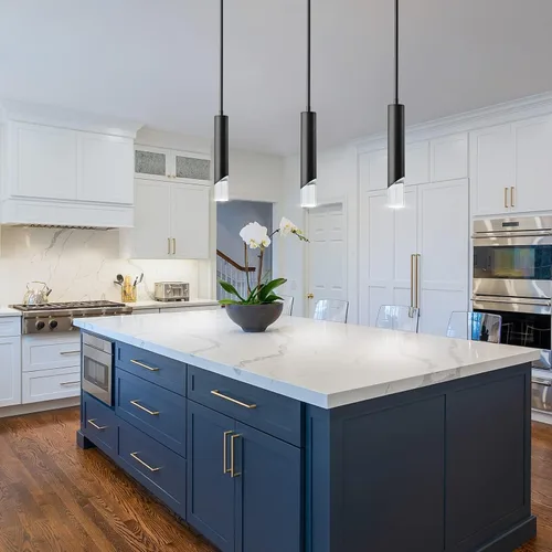Miniatura 7 de Luces colgantes modernas en la cocina, mini lámpara colgante negra para dormitorio, mesita de noche, candelabro pequeño, lámpara colgante de techo