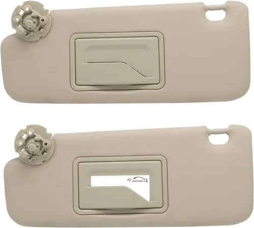 Miniatura 7 de CRAZYPARTS Parasol izquierdo para el conductor compatible con Chevy Cruze 2011-2019, reemplaza # 84126657 Color: Beige