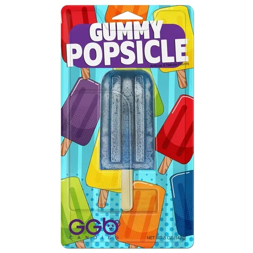Miniatura 8 de Paleta de gomita: un regalo genial con una variedad de opciones de sabor, por GGB Candies (frambuesa azul, paquete de 2)