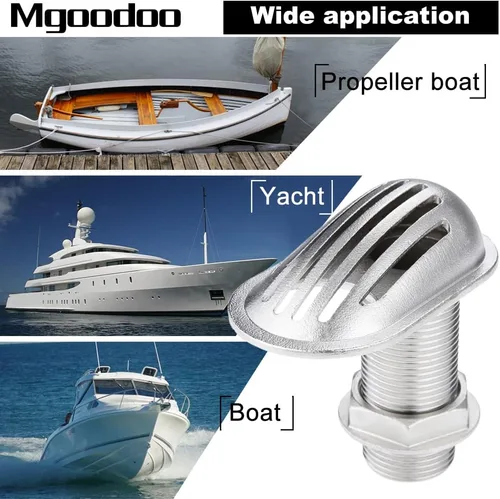 Miniatura 8 de 1 colador de entrada de barco marino de acero inoxidable 316 a través del casco de entrada de 1 pulgada