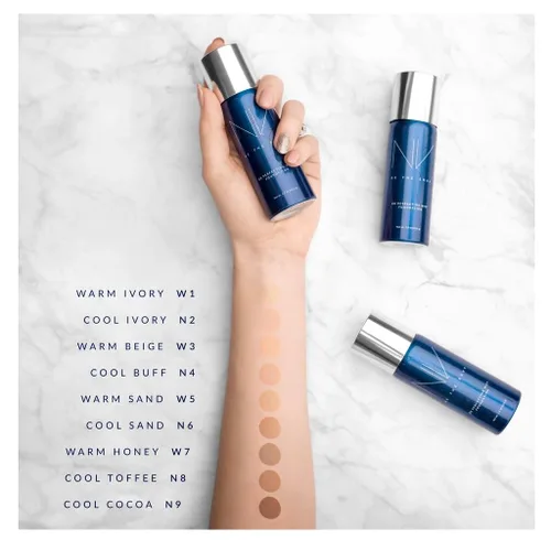 Miniatura 6 de NV BB Perfecting Mist Foundation - Maquillaje profesional con aerógrafo con polipéptidos de células madre a base de plantas, vitaminas A, D, E