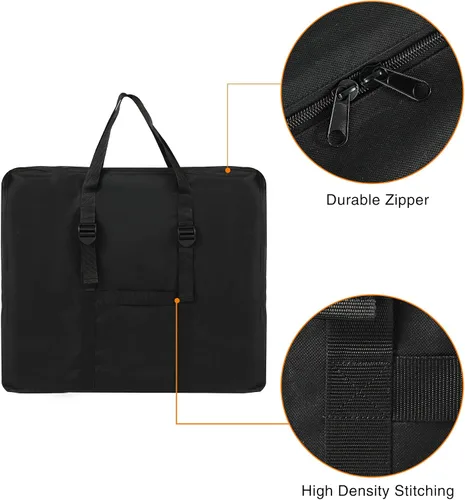 Miniatura 5 de REDCAMP Bolsa de almacenamiento para mesa plegable, bolsa de transporte impermeable con asas para mesa plegable de picnic, camping, tarjetas