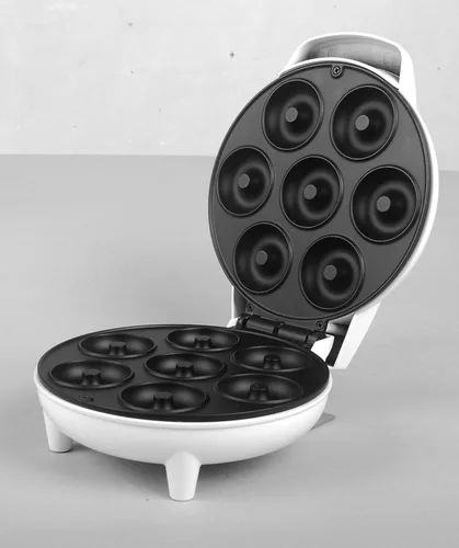 Miniatura 5 de Courant Mini máquina para hacer donas para vacaciones, apta para niños, desayuno o aperitivos, postres y más con superficie antiadherente, hace 7