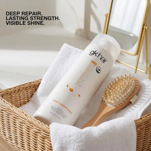 Miniatura 6 de GK HAIR Global Keratin Mascarilla Acondicionadora Profunda (33.8 Fl Oz/1000ml) Máscara de Tratamiento de Reparación e Hidratación Intensa