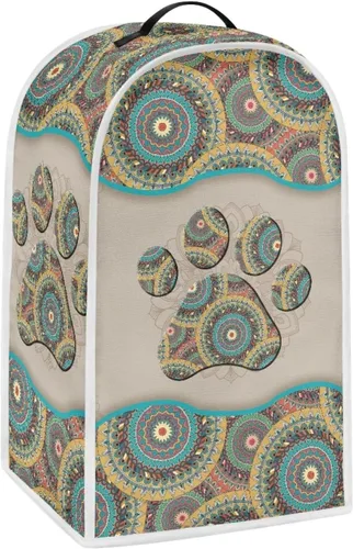 Miniatura 2 de DISNIMO Funda para batidora de patas de perro estilo bohemio, cubierta de protección de huellas dactilares para batidora de pie o máquina de café