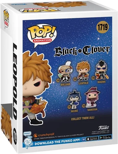 Miniatura 3 de Funko Pop! Animation: Black Clover - Leopold Vermillion - Figura de vinilo coleccionable - Idea de regalo - Producto oficial - para niños y adultos