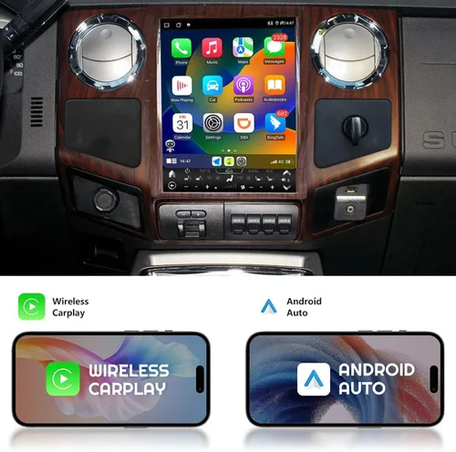 Miniatura 2 de aoonav Unidad principal Android de 12.1 pulgadas para Ford F250 F350 2008 2009 2010 Radio estéreo de coche navegación GPS Carplay reproductor