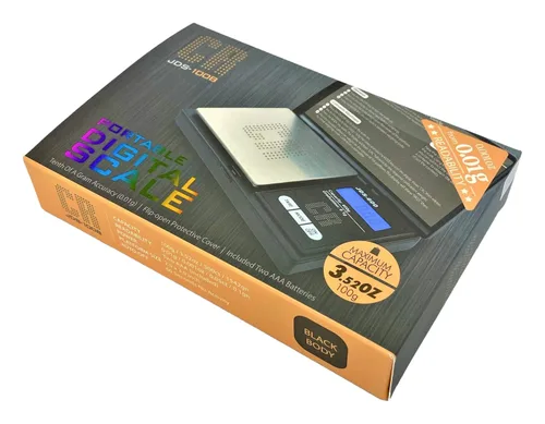 Miniatura 2 de CR Scale - Báscula digital prémium para alimentos, 3.53 oz por 0.00 oz, negro, portátil (JDS-100B)