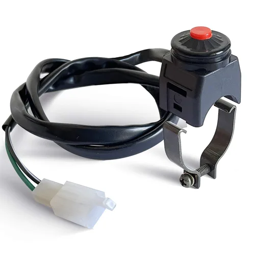 Interruptor universal de motocicleta manillar motocicleta interruptor de parada botón de bocina 7/8 "0.866 in