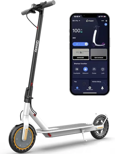 Miniatura 13 de Qlaway 8.5" E Scooter for Adults 19/22 MPH 350/500W Motor 187.2/288.6/441WH Battery, Motorized Scooter Up to 22 Miles Range, Foldable Bearing 265
