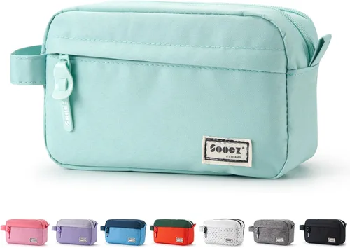 Miniatura 22 de Sooez Estuche para lápices original de alta capacidad, bolsa grande para lápices, estuche organizador para bolígrafos, suministros estéticos