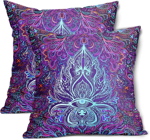 Miniatura 84 de Fundas de almohada de metal marrón óxido de 16 x 16 pulgadas, color dorado oxidado, canela, cobre, bronce, fundas metálicas, juego de 2 almohadas