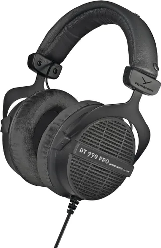 Miniatura 6 de Auriculares supraaurales de estudio beyerdynamic DT 990 Pro de 250 ohmios para mezcla, masterización y edición Gris