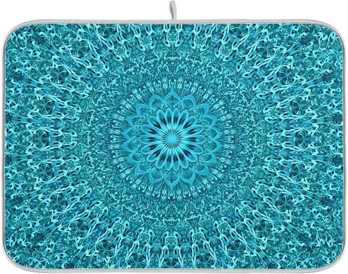 Miniatura 25 de Tapete de secado de platos súper absorbente, tapete de microfibra de secado rápido, 16 x 18 pulgadas, almohadilla de secado de platos de cocina