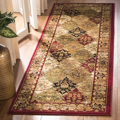 Miniatura 10 de SAFAVIEH Lyndhurst Collection LNH221C - Alfombra cuadrada de 8 pies multicolor / beige tradicional oriental, no desprende pelusa, para sala