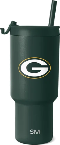 Miniatura 21 de Simple Modern - Vaso de 30 oz con tapa abatible y tapa con pajita Arizona Cardinals