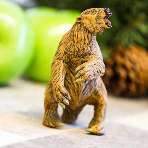 Miniatura 2 de Safari Ltd. Figura de Megatherium (perezoso gigante), figura detallada de plástico de 4.5 pulgadas, divertido juguete educativo para niños, niñas