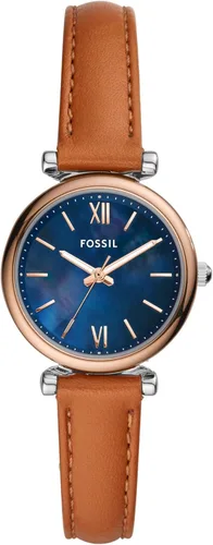 Miniatura 30 de Fossil Carlie - Reloj de cuarzo de acero inoxidable de tres manecillas para mujer