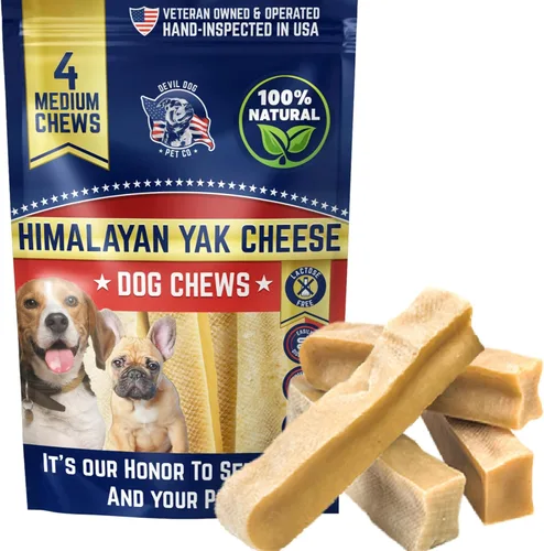 Miniatura 16 de Devil Dog Pet Co. Himalayan - Masticables para perros con queso de yak para razas grandes y gigantes y masticadores agresivos, de larga duración