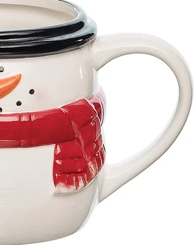 Miniatura 5 de C&F Home Taza de cerámica de café de Navidad con muñeco de nieve, 16 onzas, versátil té, chocolate caliente, Navidad, vacaciones de invierno, regalo