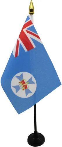 Miniatura 22 de AZ FLAG Bandera de mesa Ontario de 4 x 6 pulgadas, bandera de escritorio de Canadá - Región Canadiense de Ontario 5.9 x 3.9 in - Tapa de lanza