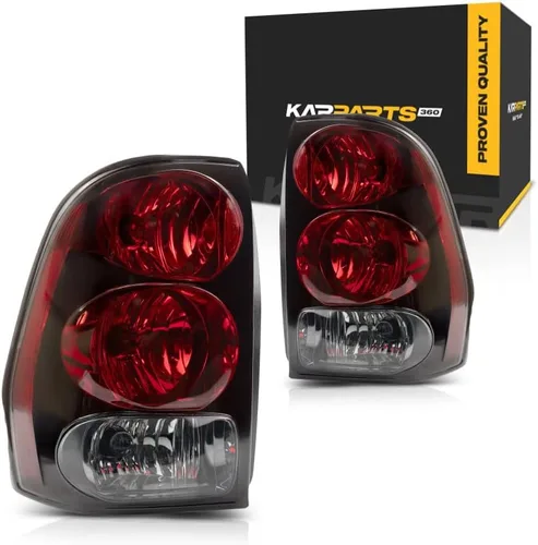 Miniatura 9 de KarParts360: Para Chevy Trailblazer 2002-2009 Conjunto de luz trasera lado del conductor con bombillas para GM2800150 15131578, 15097513