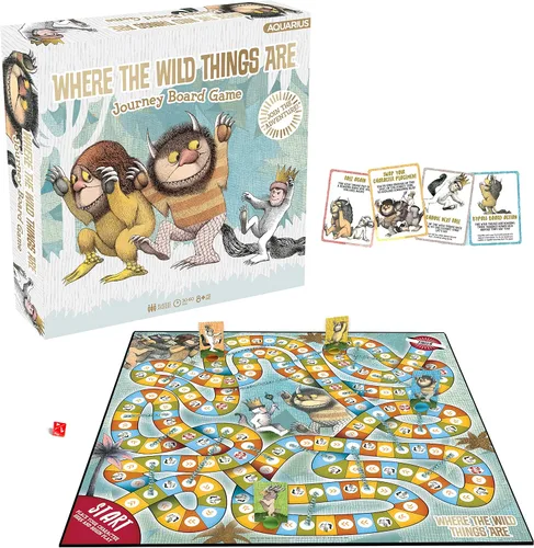 AQUARIUS Juego de mesa Where The Wild Things are Journey, diversión para niños y adultos, mercancía y coleccionables con licencia oficial