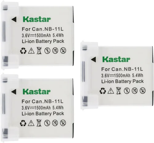 Miniatura 4 de Kastar Paquete de 1 batería de repuesto NB-11L para Canon NB-11L NB11L, NB-11LH NB11LH, Canon CB-2LD CB-2LDE, cargador CB-2LF CB-2LFE