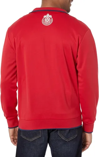Miniatura 2 de Icon Sports Officially Licensed Chivas Soccer Track Jacket - Unisex Adult rojo (52tj-red)