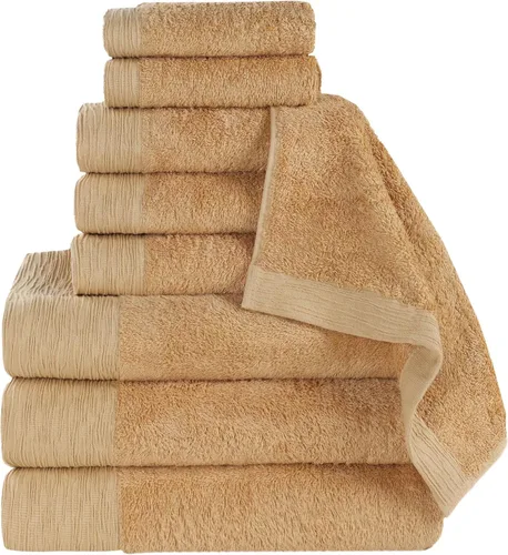 Miniatura 23 de Superior Rayon - Juego de toallas de 12 piezas de mezcla de bambú, de secado rápido, artículos esenciales para el baño, ducha, spa, toallas