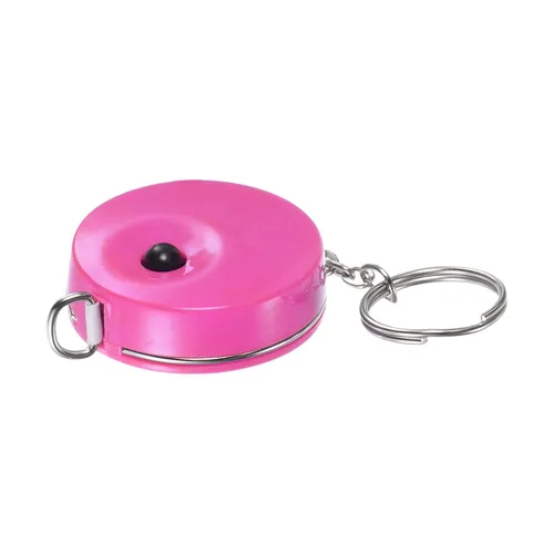 Miniatura 6 de HARFINGTON Cinta métrica retráctil de 4.9 ft/60 pulgadas, tamaño de bolsillo con llavero para cuerpo, tela, costura y manualidades, color azul