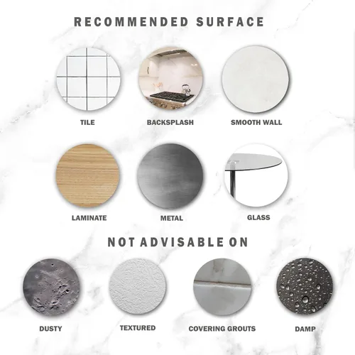Miniatura 8 de Bleucoin Calcomanías de azulejos de Tánger para cocina, baño, salpicaduras, impermeables, extraíbles, ecológicas, calcomanías de vinilo