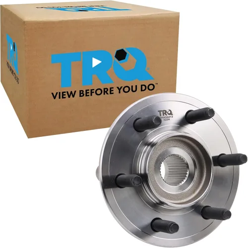 Miniatura 123 de TRQ Cojinete de rueda delantera y conjunto de cubo con sensor ABS compatible con Toyota Sequoia 2008-2022 Tundra 2007-2021
