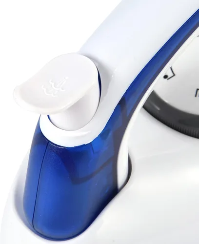 Miniatura 9 de Mini plancha de vapor para ropa, plancha portátil 2 en 1 en húmedo y seco, suela antiadherente, control de temperatura, mango antideslizante