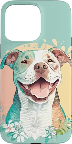 Miniatura 31 de Pit Bull - Carcasa para iPhone 17, diseño artístico de Pitbull para mujer