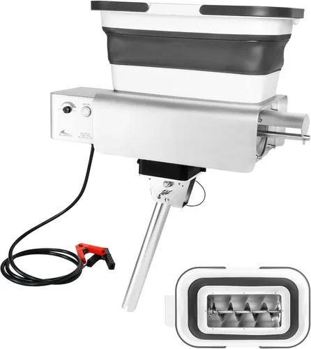 Miniatura 12 de BLUEWING Auto Chunker - Máquina de picar eléctrica con dispensador de cebo automatizado para pesca de atún con tolva plegable de 5 galones
