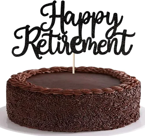 Miniatura 10 de 1 paquete de decoración para tartas con purpurina «We Will Miss You», decoración de tartas de pensión para feliz jubilación, despedida