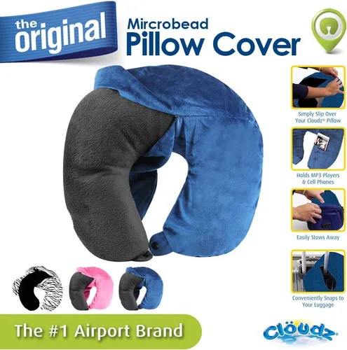 Miniatura 2 de Funda para almohada Cloudz, Poliéster & Mezcla de poliéster, Azul, Estándar