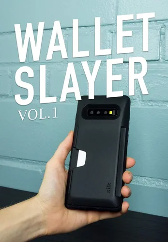 Miniatura 2 de Smartish Funda tipo cartera para Galaxy S10 Plus - Wallet Slayer Vol. 1 [funda protectora para tarjetas de crédito con agarre para Samsung] (seda)