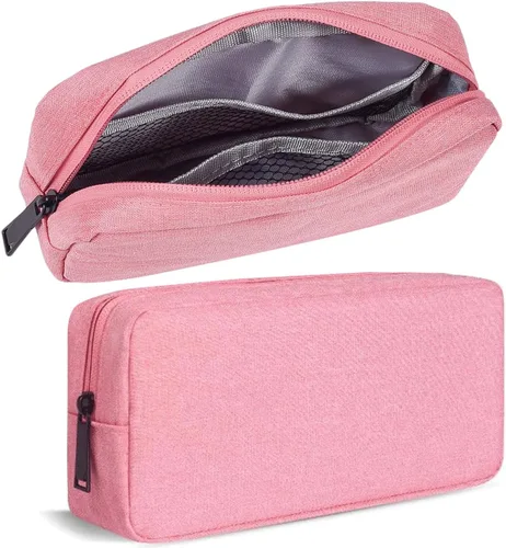 Miniatura 14 de CAAORDKSO Organizador de Electrónicos Estuche de Viaje, Organizador de Cables Bolsa Organizadora de Cables de Viaje Impermeable Portátil Estuche